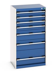 Bott Cubio 7 Drawer Cabinet 650W x 525D x 1200mmH Bott Drawer Cabinets 525 Depth with 650mm wide full extension drawers 41/40011063.11 Bott Cubio 7 Drawer Cabinet 650W x 525D x 1200mmH.jpg